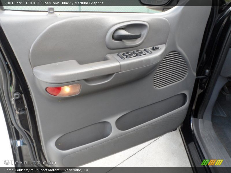 Black / Medium Graphite 2001 Ford F150 XLT SuperCrew
