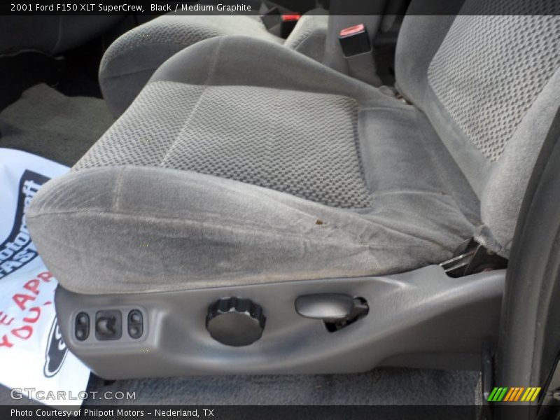 Black / Medium Graphite 2001 Ford F150 XLT SuperCrew