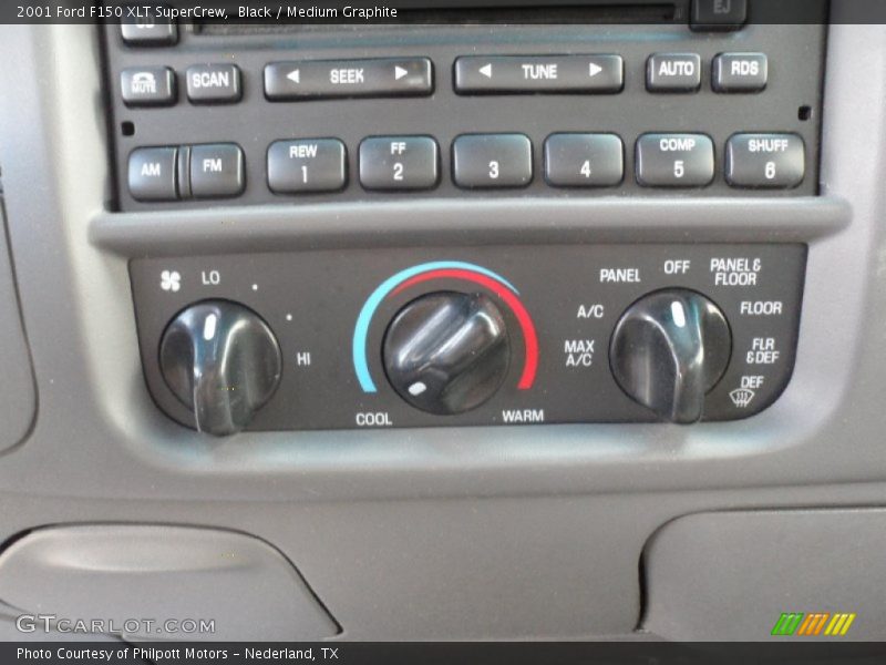 Black / Medium Graphite 2001 Ford F150 XLT SuperCrew