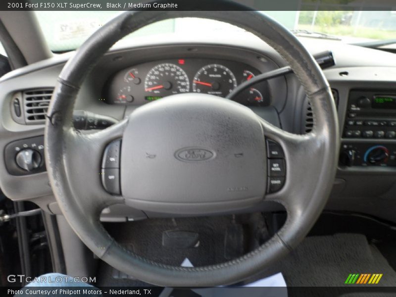 Black / Medium Graphite 2001 Ford F150 XLT SuperCrew