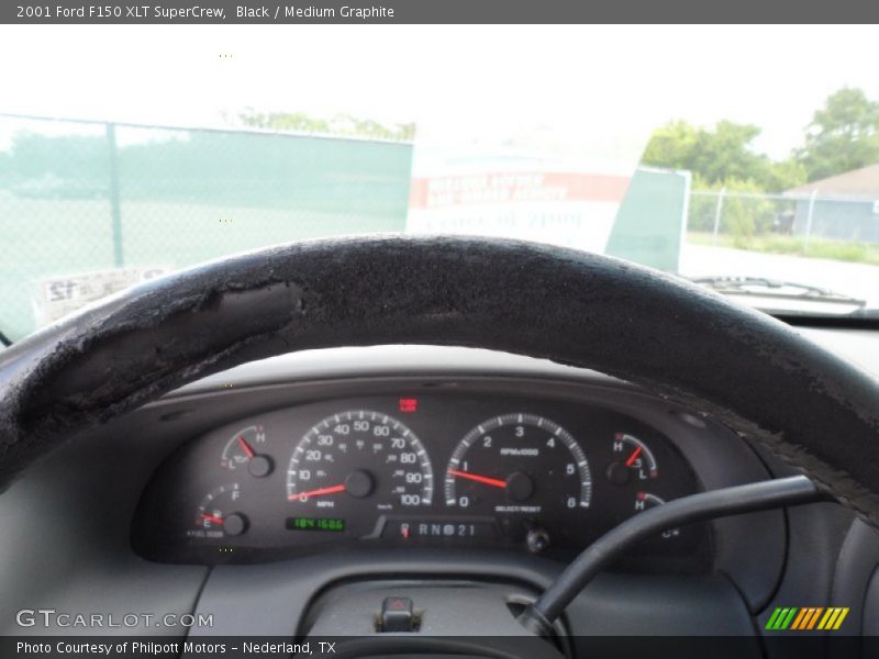 Black / Medium Graphite 2001 Ford F150 XLT SuperCrew
