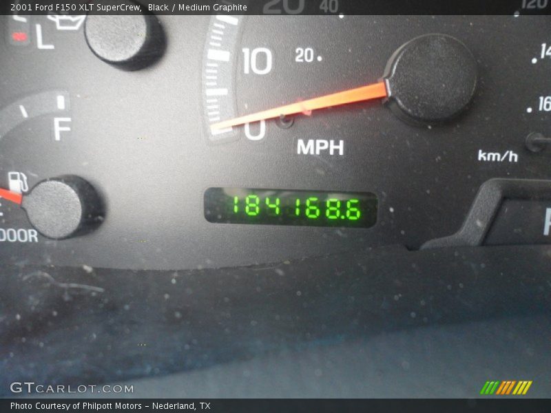 Black / Medium Graphite 2001 Ford F150 XLT SuperCrew