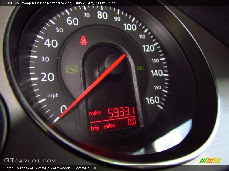United Gray / Pure Beige 2008 Volkswagen Passat Komfort Sedan