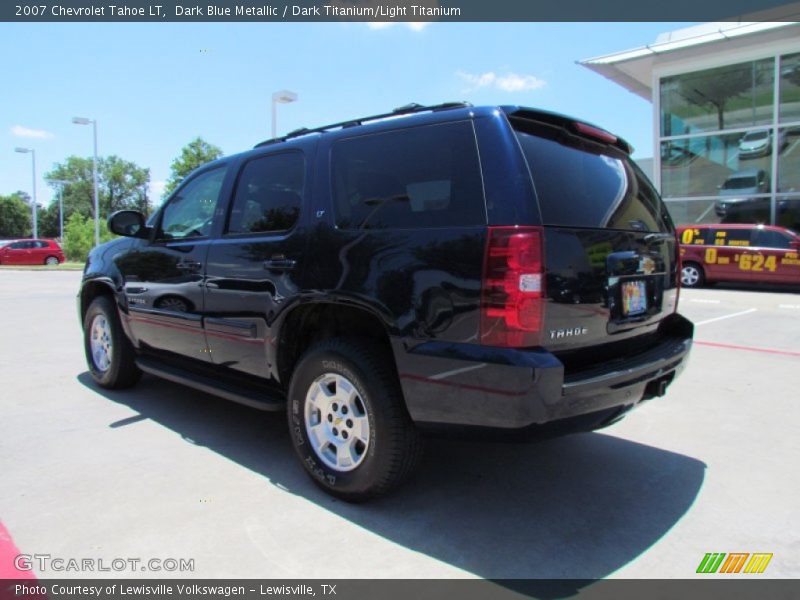 Dark Blue Metallic / Dark Titanium/Light Titanium 2007 Chevrolet Tahoe LT