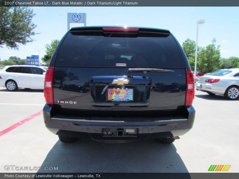 Dark Blue Metallic / Dark Titanium/Light Titanium 2007 Chevrolet Tahoe LT