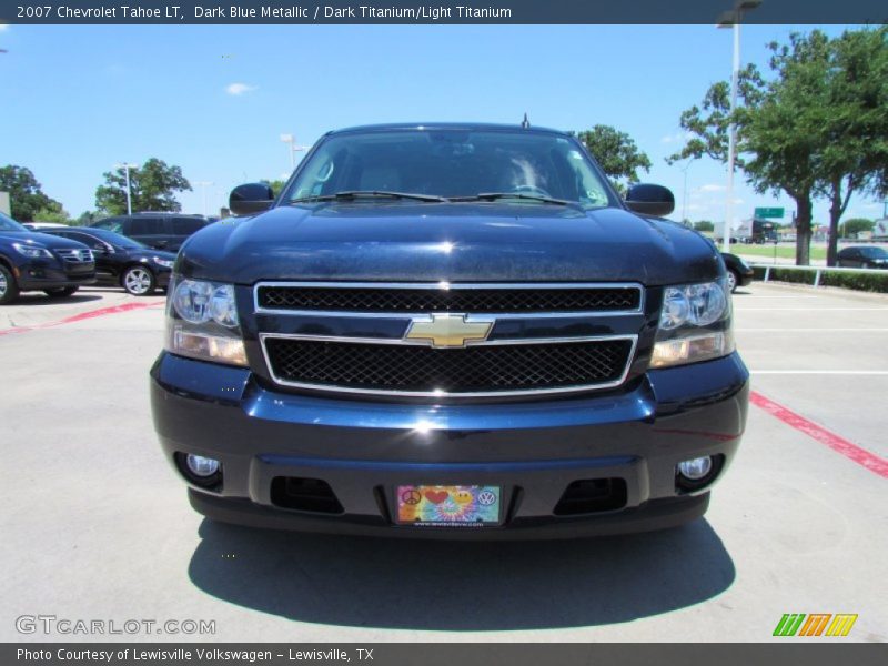 Dark Blue Metallic / Dark Titanium/Light Titanium 2007 Chevrolet Tahoe LT