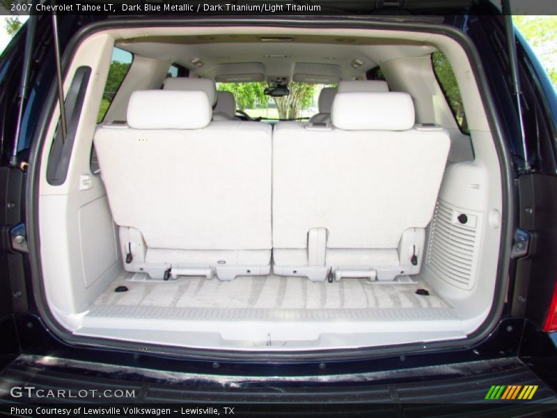Dark Blue Metallic / Dark Titanium/Light Titanium 2007 Chevrolet Tahoe LT