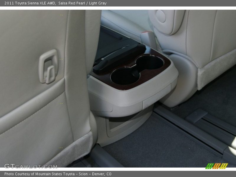 Salsa Red Pearl / Light Gray 2011 Toyota Sienna XLE AWD