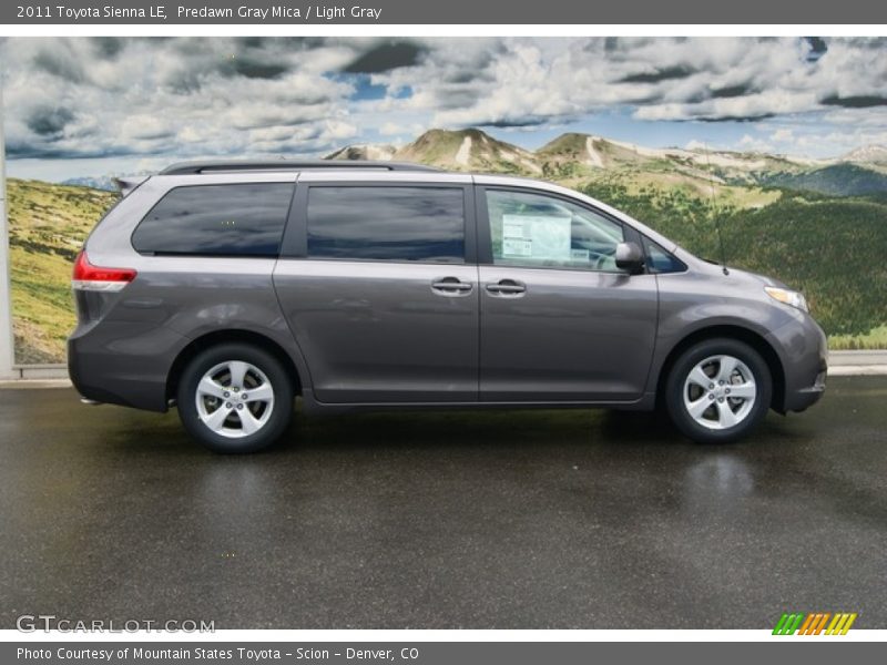 Predawn Gray Mica / Light Gray 2011 Toyota Sienna LE