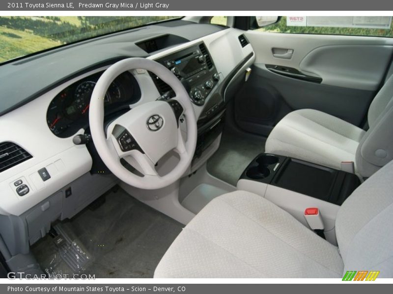Predawn Gray Mica / Light Gray 2011 Toyota Sienna LE
