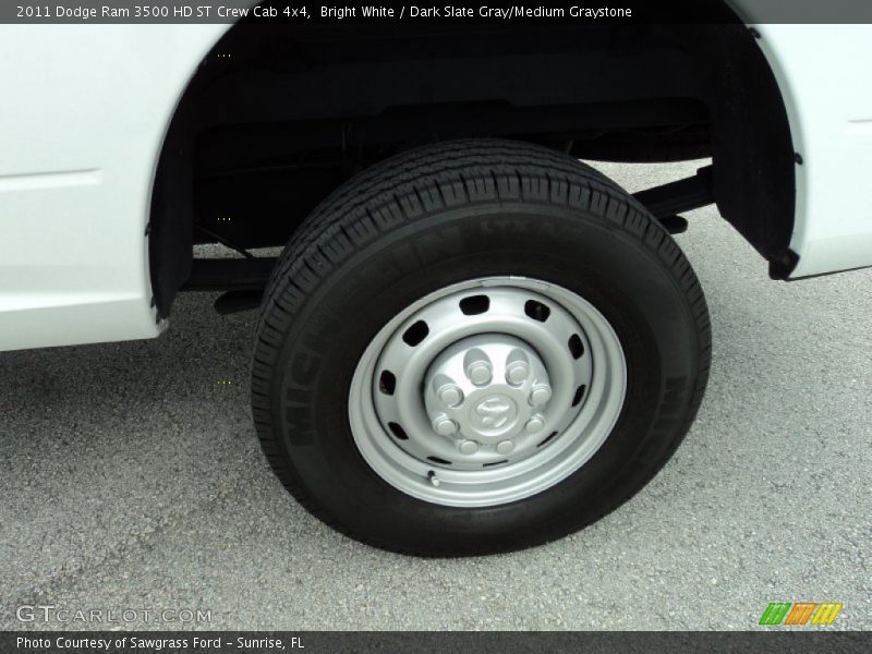 Bright White / Dark Slate Gray/Medium Graystone 2011 Dodge Ram 3500 HD ST Crew Cab 4x4