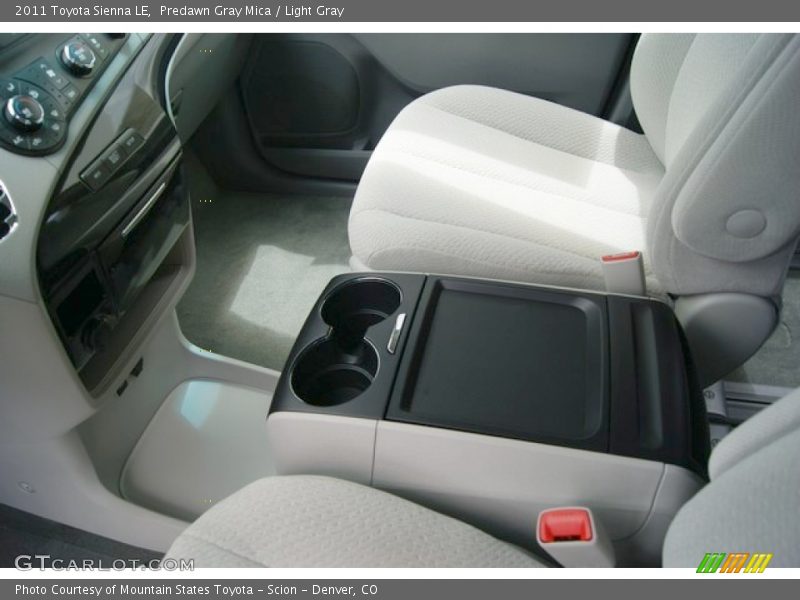 Predawn Gray Mica / Light Gray 2011 Toyota Sienna LE