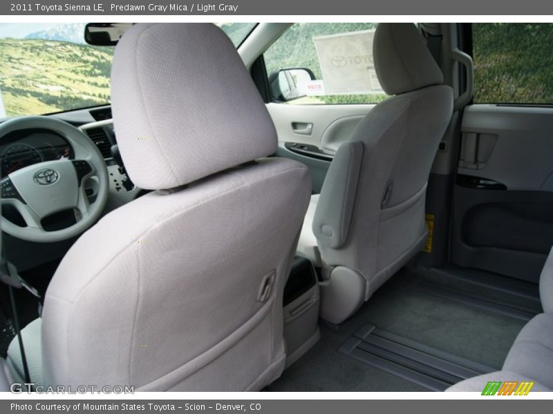 Predawn Gray Mica / Light Gray 2011 Toyota Sienna LE