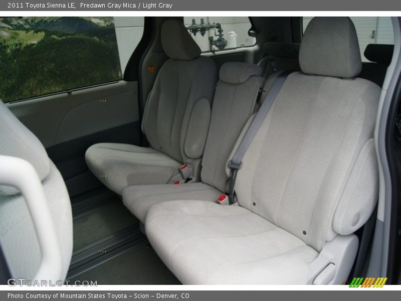 Predawn Gray Mica / Light Gray 2011 Toyota Sienna LE