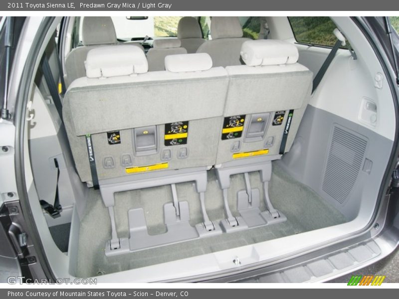 Predawn Gray Mica / Light Gray 2011 Toyota Sienna LE