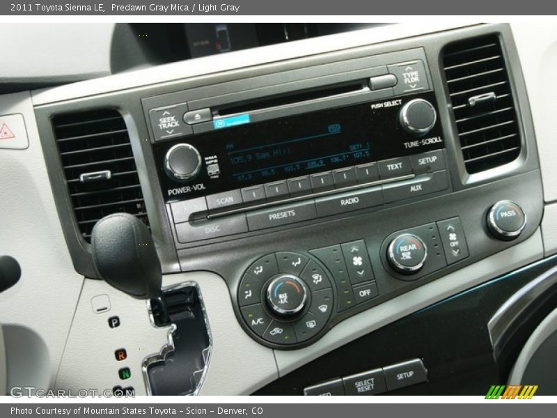Predawn Gray Mica / Light Gray 2011 Toyota Sienna LE