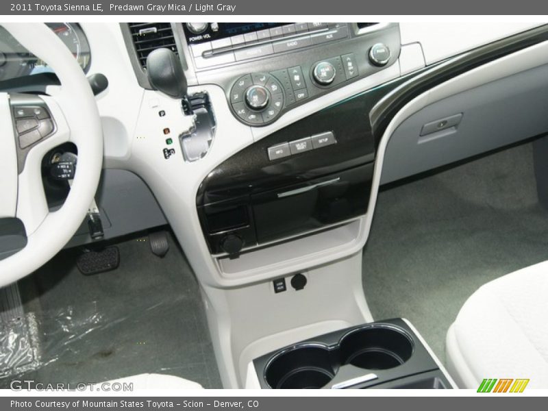 Predawn Gray Mica / Light Gray 2011 Toyota Sienna LE