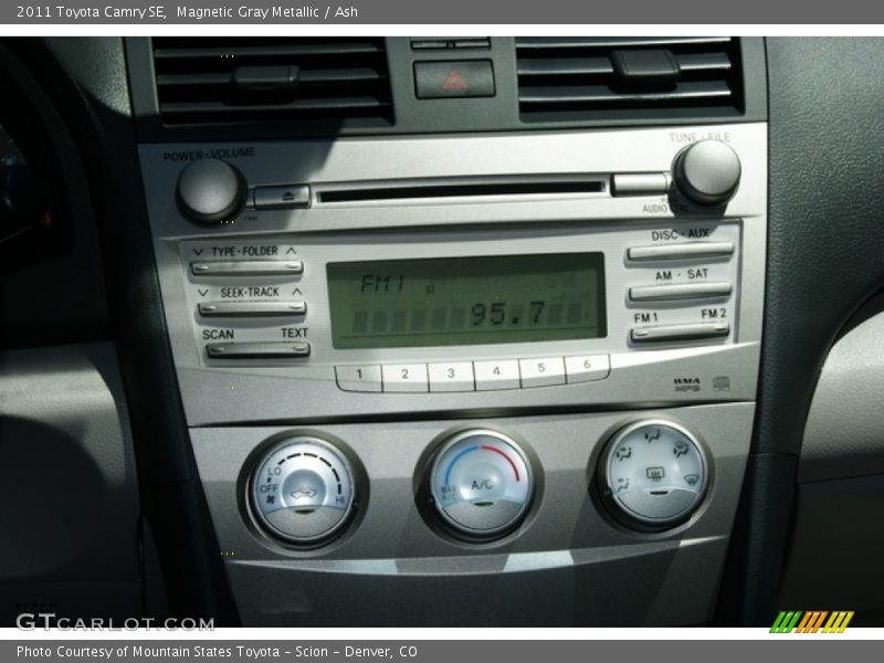 Magnetic Gray Metallic / Ash 2011 Toyota Camry SE