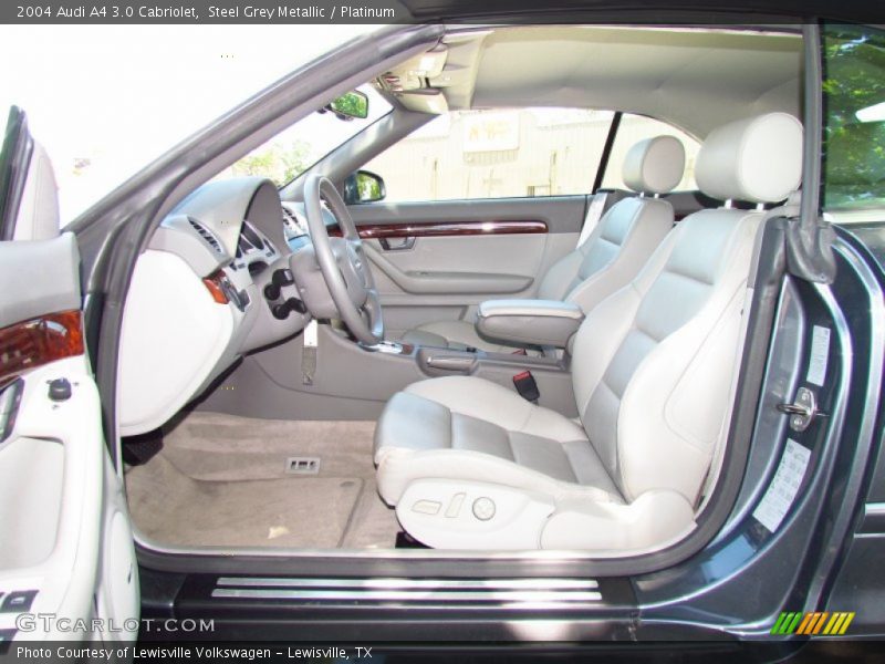  2004 A4 3.0 Cabriolet Platinum Interior