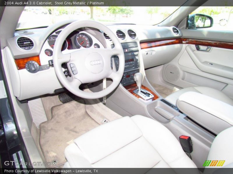 Platinum Interior - 2004 A4 3.0 Cabriolet 