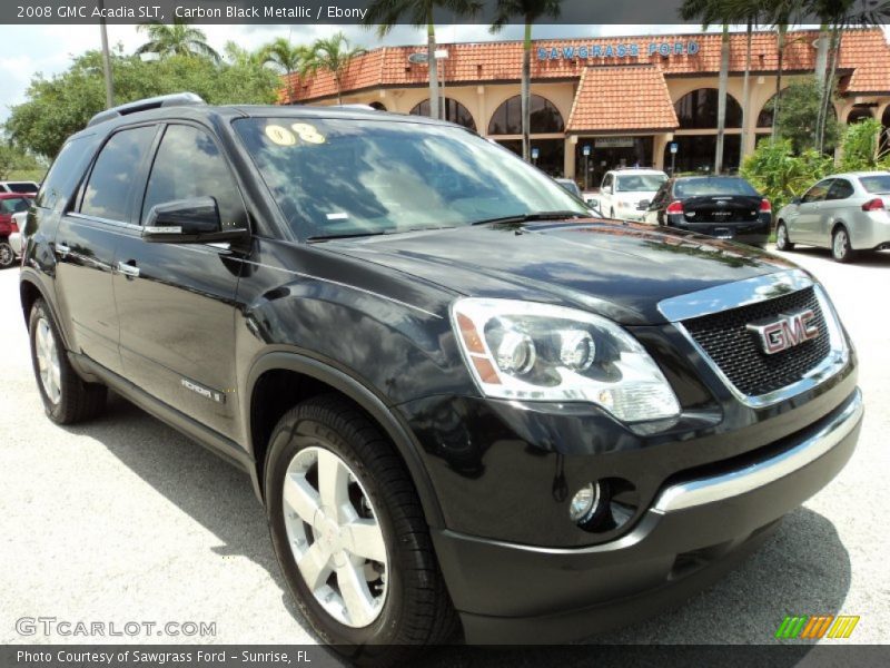 Carbon Black Metallic / Ebony 2008 GMC Acadia SLT