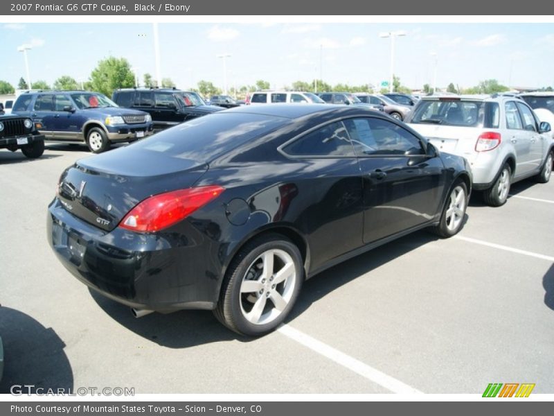 Black / Ebony 2007 Pontiac G6 GTP Coupe