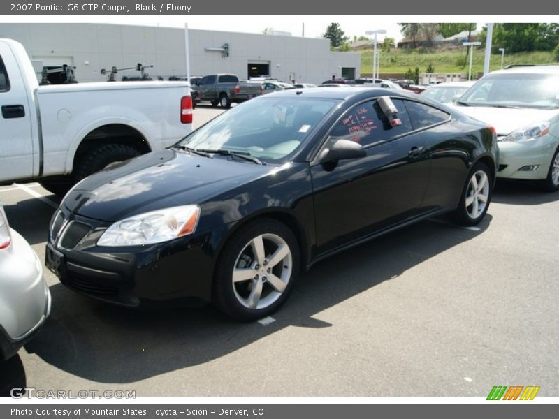 Black / Ebony 2007 Pontiac G6 GTP Coupe