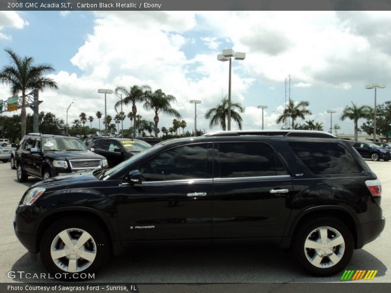 Carbon Black Metallic / Ebony 2008 GMC Acadia SLT