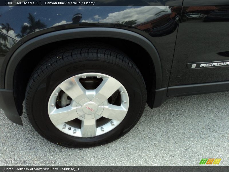 Carbon Black Metallic / Ebony 2008 GMC Acadia SLT