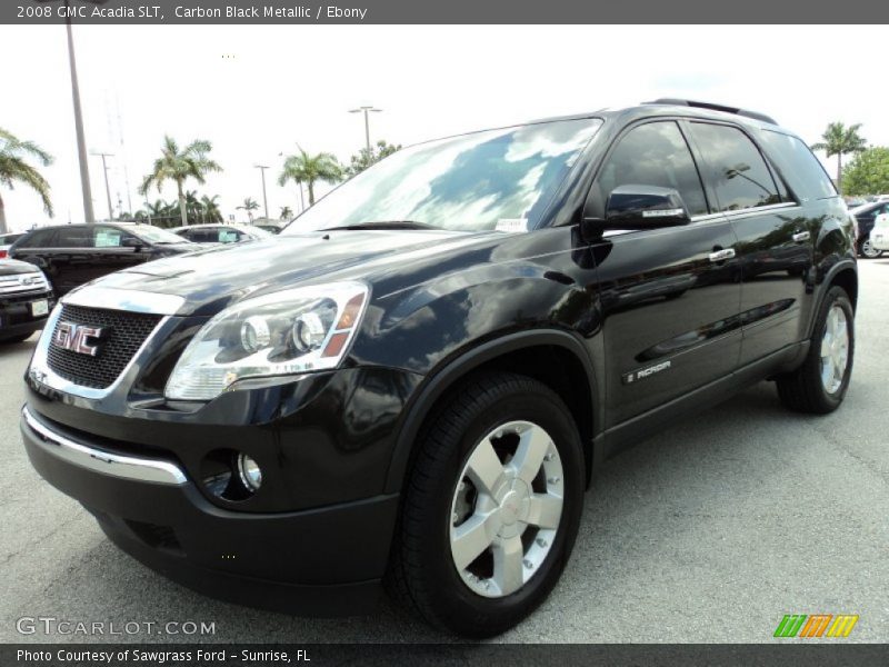Carbon Black Metallic / Ebony 2008 GMC Acadia SLT