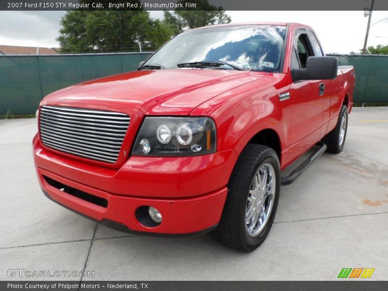 Bright Red / Medium/Dark Flint 2007 Ford F150 STX Regular Cab