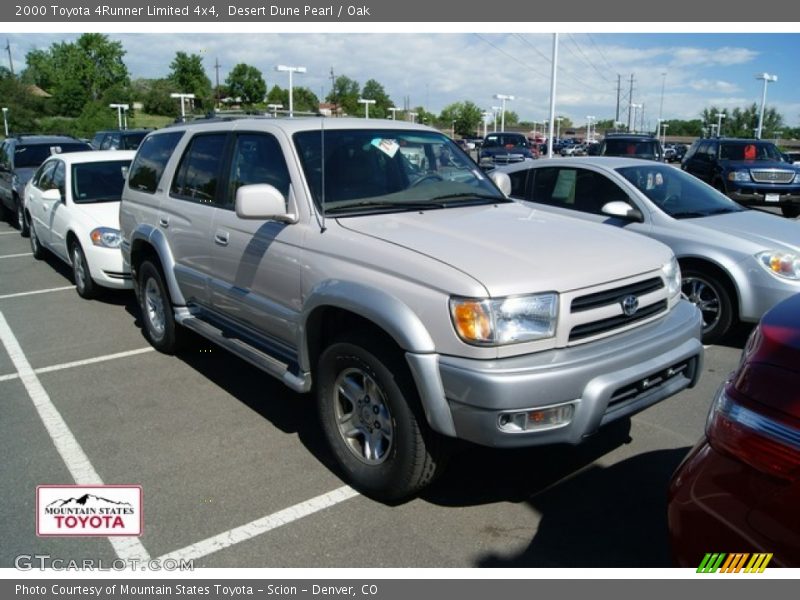 Desert Dune Pearl / Oak 2000 Toyota 4Runner Limited 4x4