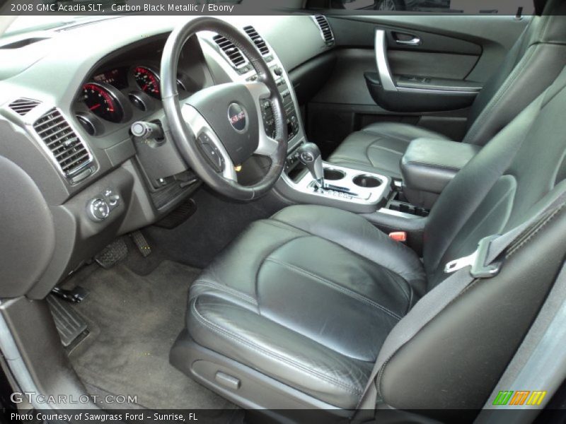 Carbon Black Metallic / Ebony 2008 GMC Acadia SLT