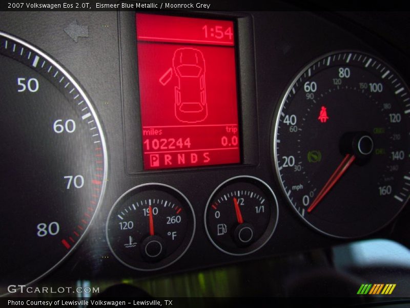 Eismeer Blue Metallic / Moonrock Grey 2007 Volkswagen Eos 2.0T