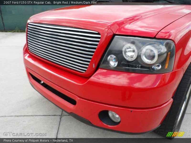 Bright Red / Medium/Dark Flint 2007 Ford F150 STX Regular Cab