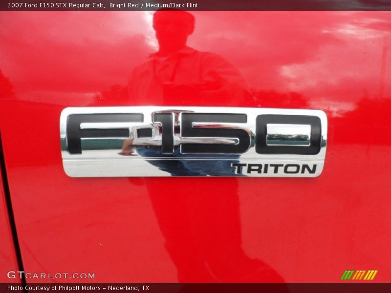 Bright Red / Medium/Dark Flint 2007 Ford F150 STX Regular Cab