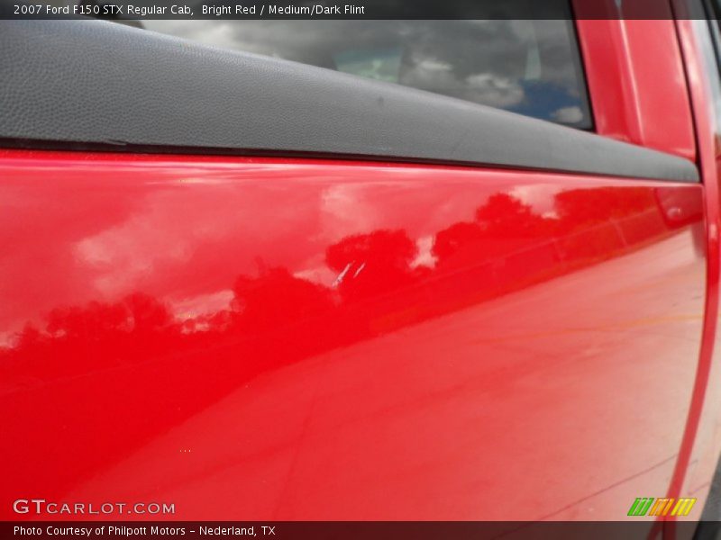 Bright Red / Medium/Dark Flint 2007 Ford F150 STX Regular Cab