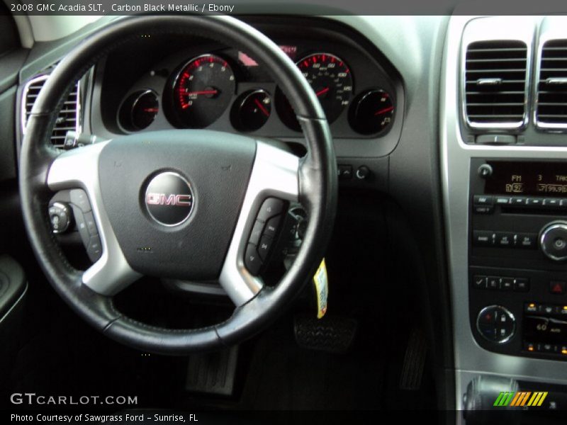 Carbon Black Metallic / Ebony 2008 GMC Acadia SLT