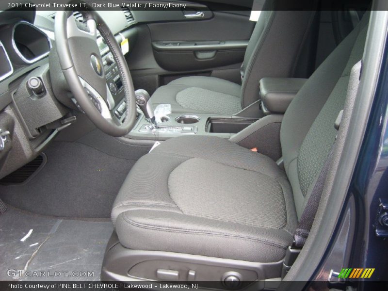 Dark Blue Metallic / Ebony/Ebony 2011 Chevrolet Traverse LT