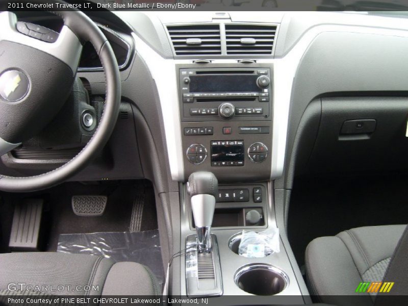 Dark Blue Metallic / Ebony/Ebony 2011 Chevrolet Traverse LT
