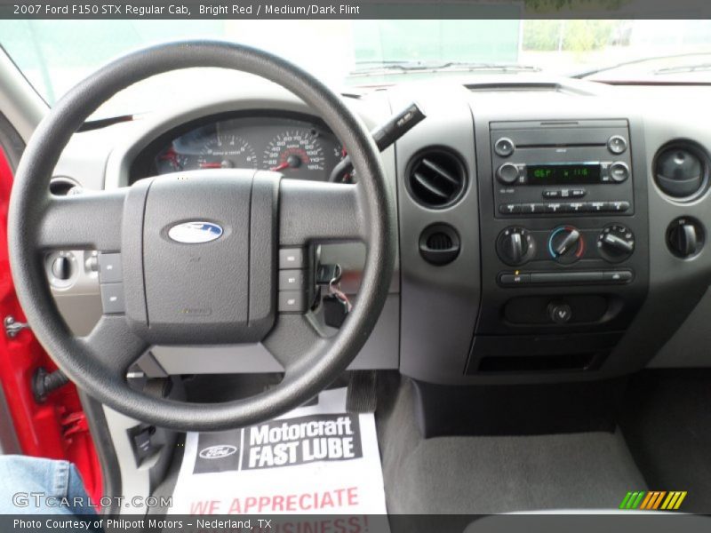Bright Red / Medium/Dark Flint 2007 Ford F150 STX Regular Cab