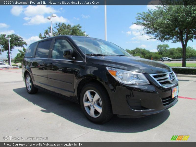 Nocturne Black Metallic / Aero Gray 2010 Volkswagen Routan SEL