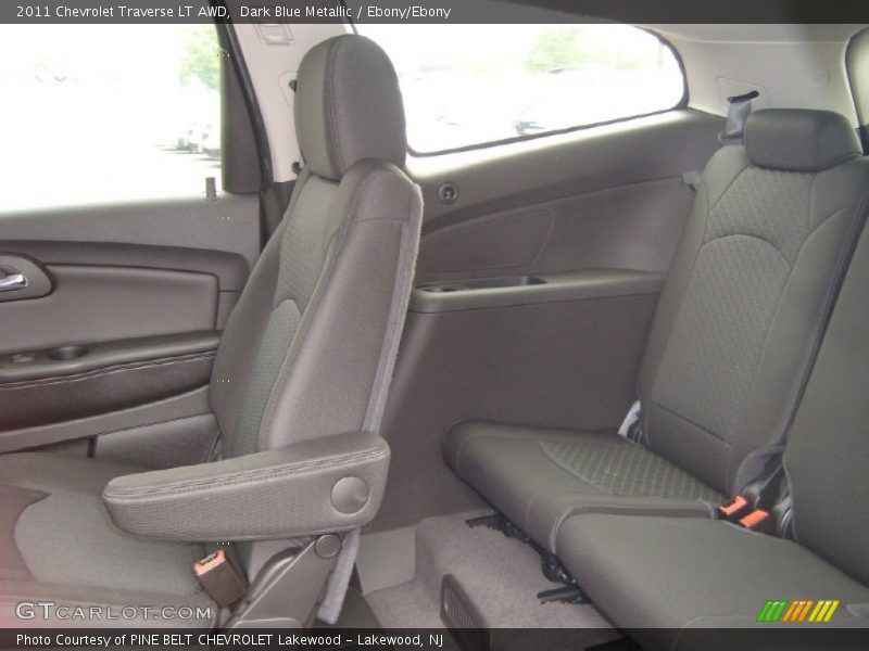 Dark Blue Metallic / Ebony/Ebony 2011 Chevrolet Traverse LT AWD