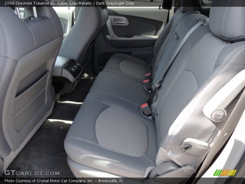 Cyber Gray Metallic / Dark Gray/Light Gray 2009 Chevrolet Traverse LS