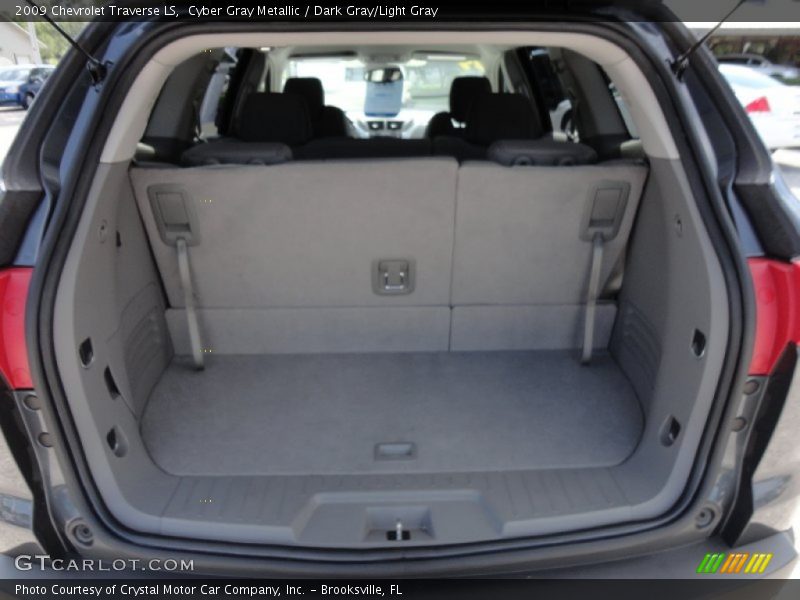 Cyber Gray Metallic / Dark Gray/Light Gray 2009 Chevrolet Traverse LS