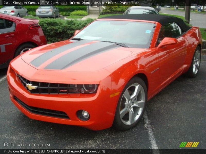 Front 3/4 View of 2011 Camaro LT/RS Convertible