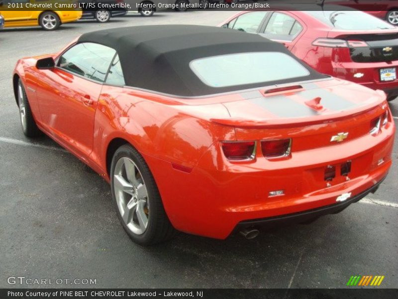  2011 Camaro LT/RS Convertible Inferno Orange Metallic