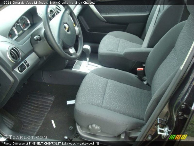 Black Granite Metallic / Charcoal 2011 Chevrolet Aveo LT Sedan