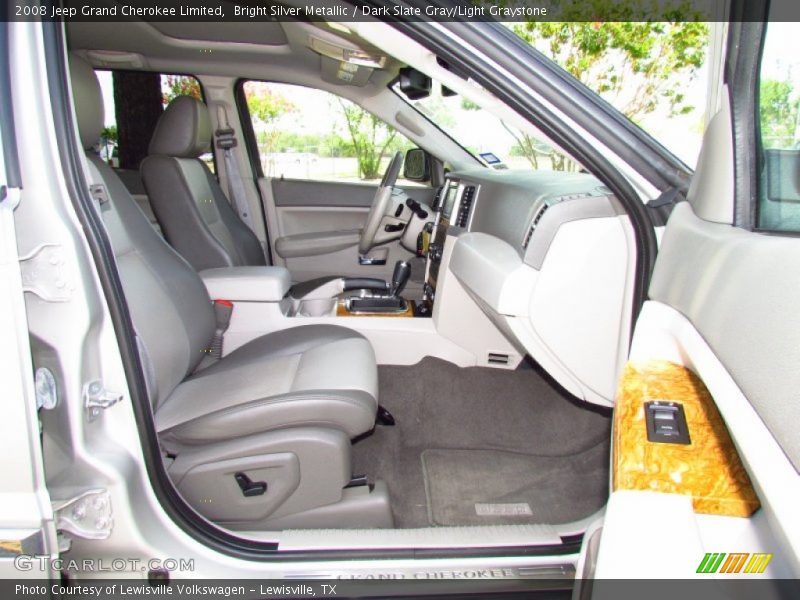 Bright Silver Metallic / Dark Slate Gray/Light Graystone 2008 Jeep Grand Cherokee Limited