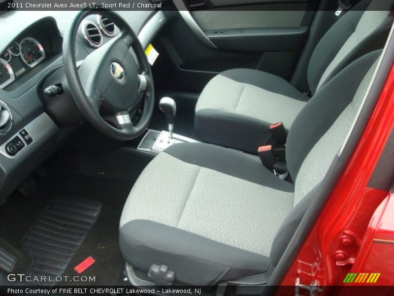  2011 Aveo Aveo5 LT Charcoal Interior